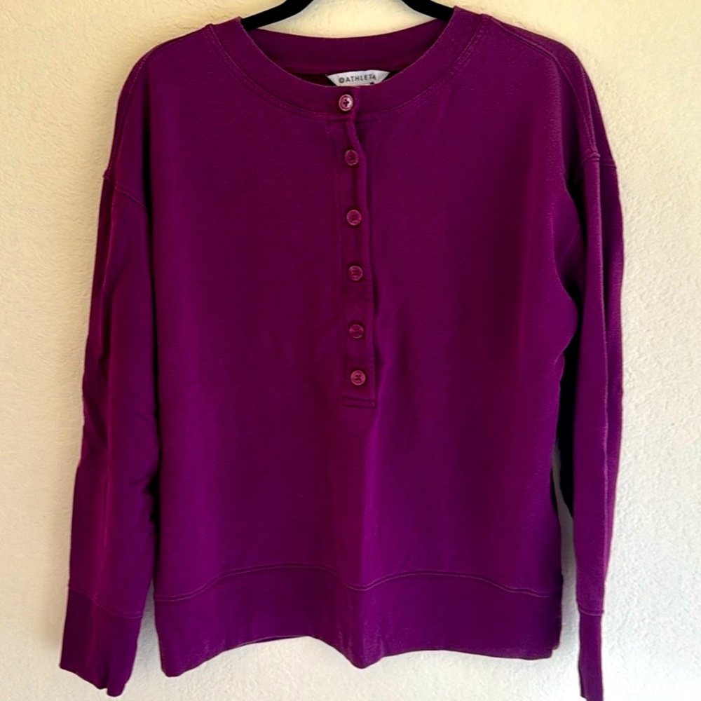 Magenta Athleta Sweater